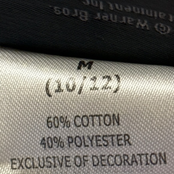 New heather gray Harry Potter short sleeve sweatshirt hogwart sign on front - Picture 6 of 11